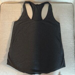 Lulu lemon cotton blend tank in charcoal